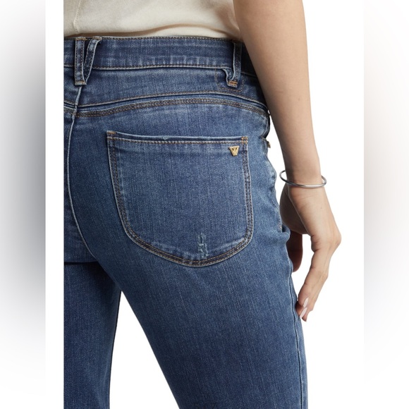 Wit & Wisdom #245BLART Luxe Touch Blue Artisanal High Waist Bootcut Jeans - Picture 4 of 14